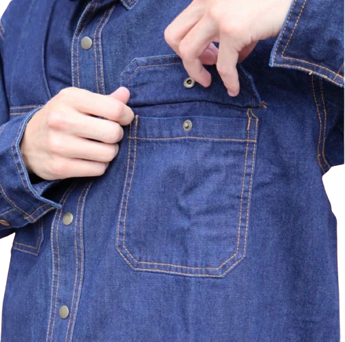 V1 Pro Fabricator Shirt Steel Blue